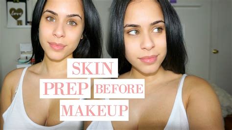 How I Prep My Skin Before Applying Makeup Youtube