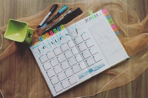 Writings On A Planner · Free Stock Photo