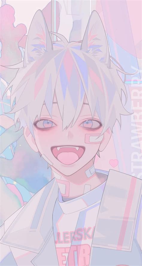 Pastel Pink Anime Boy Aesthetic Aesthetic Anime Boy Desktop