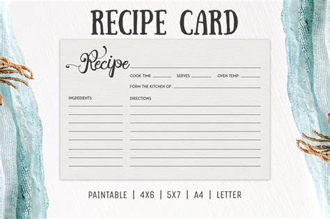 Absolutely anyone can use adobe spark to create printable recipe cards — and it's completely free to use. Free Cooking Recipe Card Template RC2 ~ Creativetacos