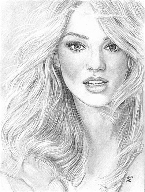 Lovely Women In 2019 Pencil Drawings Art Sketches Pencil Art