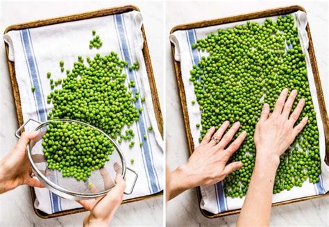 How To Blanch And Freeze Peas Foolproof Living