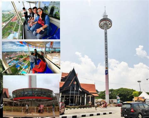Menara taming sari is a 110 metre high tower in the centre of melaka with a revolving viewing platform providing visitors with a. 5 Tempat Menarik di Bandar Hilir Melaka..Jom..