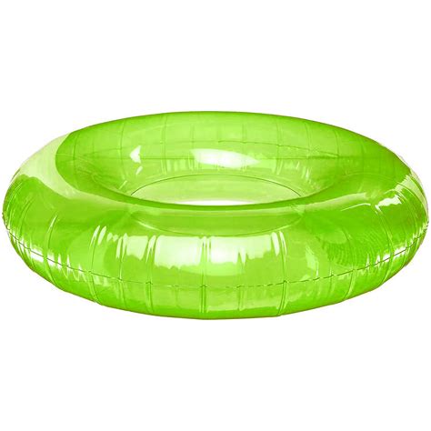 Intex Transparent Inflatable Tube For Kids 8 Swim Pool Ring Green