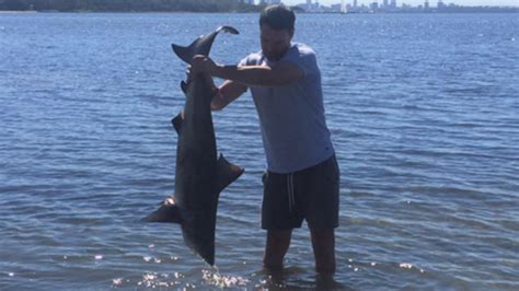 Former English Soccer Star Matt Sparrow Finds Bull Shark In The
