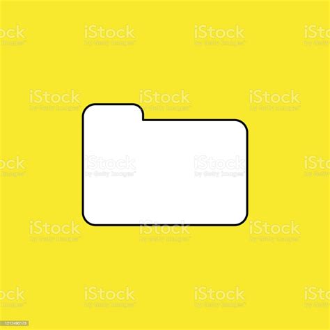 Vector Illustration Of Closed Folder Icon Stock Illustration Download