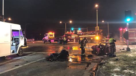 Two Injured In Three Car Crash In Pewaukee Thursday Evening