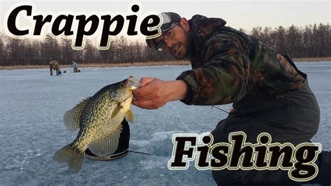Crappie Fishing Late Ice In Minnesota Youtube
