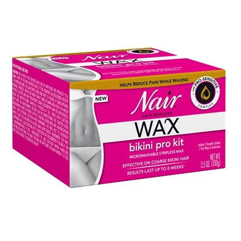 Nair Hair Remover Wax Bikini Pro Kit With Pro Sensitive Complex 1 Ea