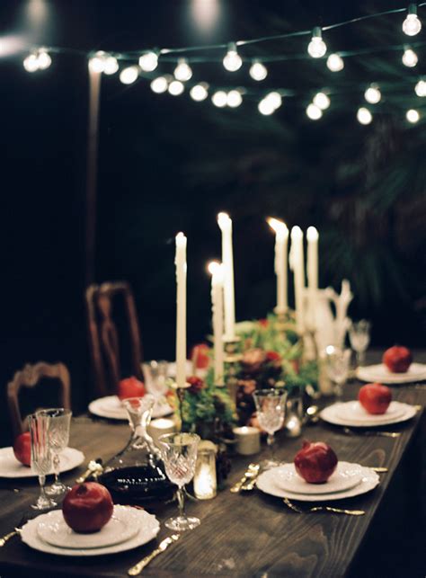 Who is invited to an engagement party? woodsy winter, kinfolk-inspired dinner party. featured on ...