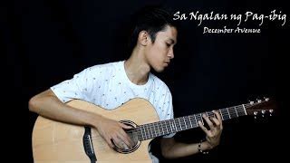Sa Ngalan Ng Pag Ibig December Avenue Fingerstyle Guitar Cover
