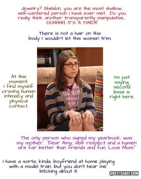 Amy Farrah Fowler Big Bang Theory Quotes Big Bang Theory Funny The