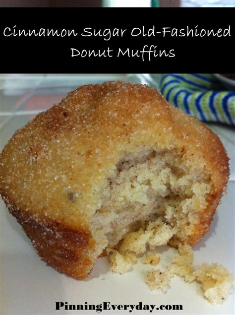 Bake until muffin tops are a pale golden and springy to the touch, 15 to 17 minutes, rotating halfway through baking time. Pinterest Muffins: Cinnamon-Sugar Old Fashioned Donut ...