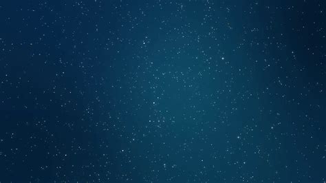 Winter Night Sky Animation With Flickering Stars And