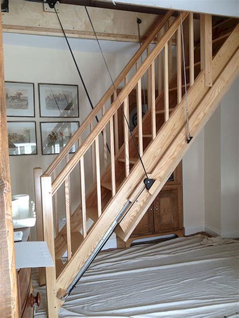 Incredible Loft Stair Ideas For Small Room 56 Attic Renovation