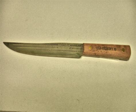 Vintage Old Hickory 8 Blade Kitchen Butcher Knife Carbon