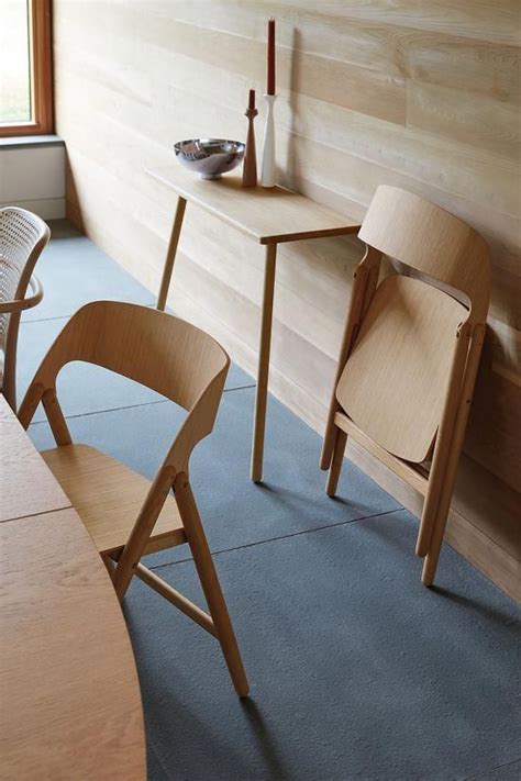 A slight tilt angle at the back of the chair enables you to have a comfortable rest. Narin Folding Chair - Design Within Reach | Folding dining ...