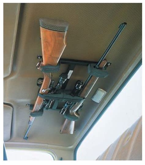 Overhead Gun Rack Truck Cab Storage Fits Pick Ups Protection Hunting