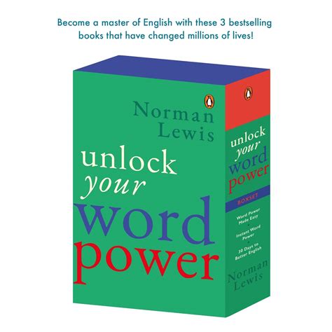 Unlock Your Word Power Have English At Your Fingertips A Combo Set Of