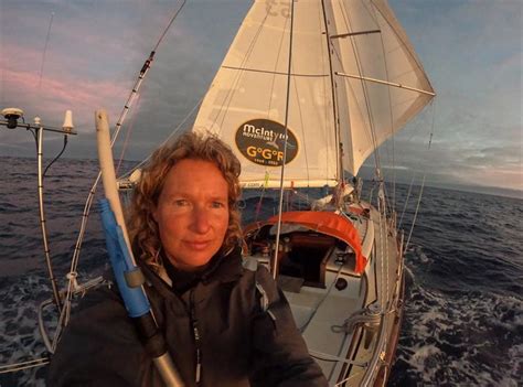 Golden Globe Race Kirsten Neusch Fer On The Cusp Of Making Sailing History
