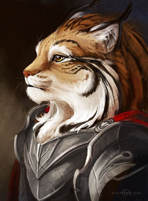 Portrait Of Warrior By Alsareslynx On Deviantart Cat Art Furry Art