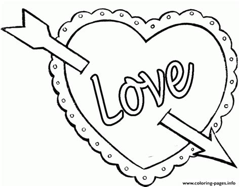 Simple hearts, valentine bears, candy hearts and so many more! Valentine Heart Love Coloring Pages Printable