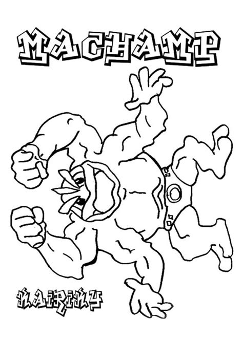 Strong Pokemon Coloring Pages Best Coloring Page