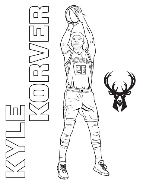 Nba Bucks Coloring Page Coloring Pages My Xxx Hot Girl