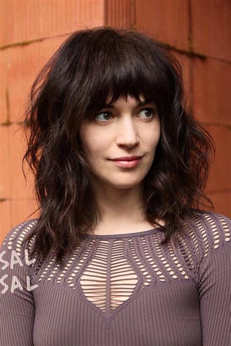 20 Ideas With Edge For A Long Bob Haircut With Bangs Lovehairstyles