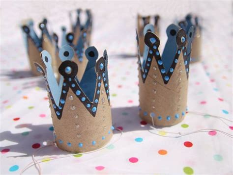 Toilet Paper Roll Birthday Crowns Paper Roll Crafts Toilet Paper