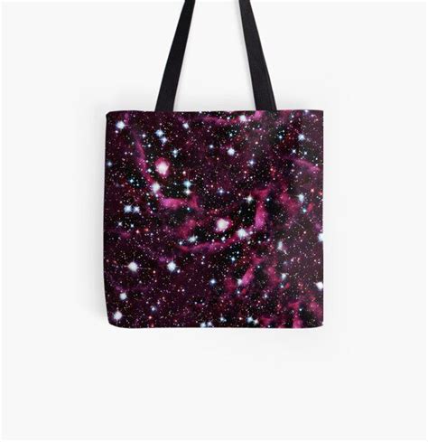 Ruby Nebula Galaxies Pattern Tote Bag By Agnjboutique Tote Bag Tote