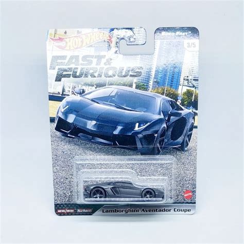 Jual Hot Wheels Premium Fast Furious Lamborghini Aventador Coupe Fast