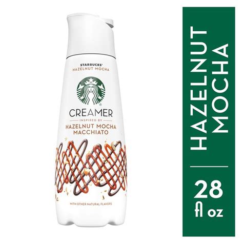 Starbucks Hazelnut Mocha Flavored Liquid Coffee Creamer Oz Instacart