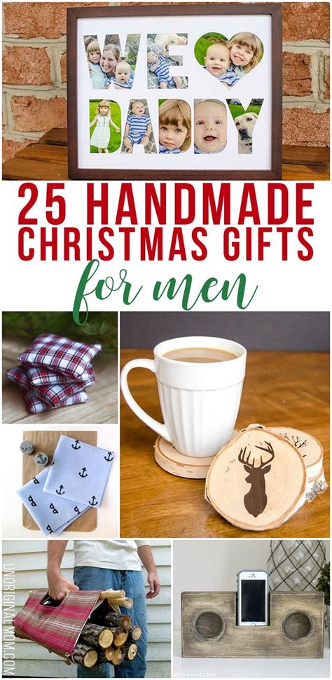 25 Handmade Christmas Gift Ideas For Men A Great List Of Diy Gifts