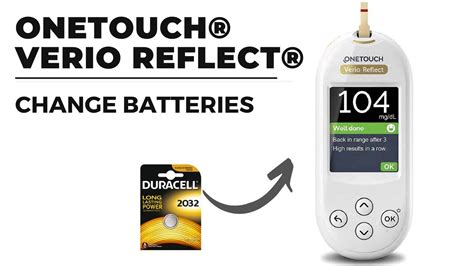 Change Batteries In Onetouch Verio Reflect Meter Youtube