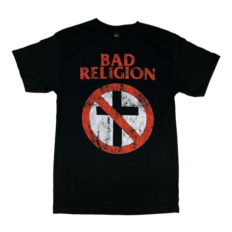 Bad Religion Classic Crossbuster T Shirt Revolver