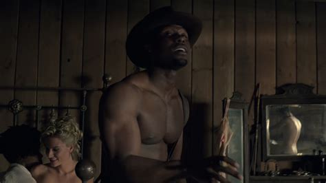 AusCAPS Micky Shiloah Nude Trevante Rhodes And Keller Wortham Shirtless In Westworld The