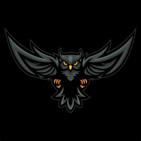 Illustration Du Logo Owl Esport Vecteur Premium