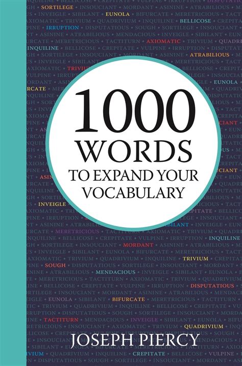 1000 Words To Expand Your Vocabulary By Joseph Piercy Ebook