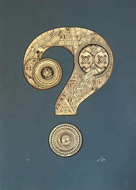 The Question Mark By 57design Print Club London Question Mark