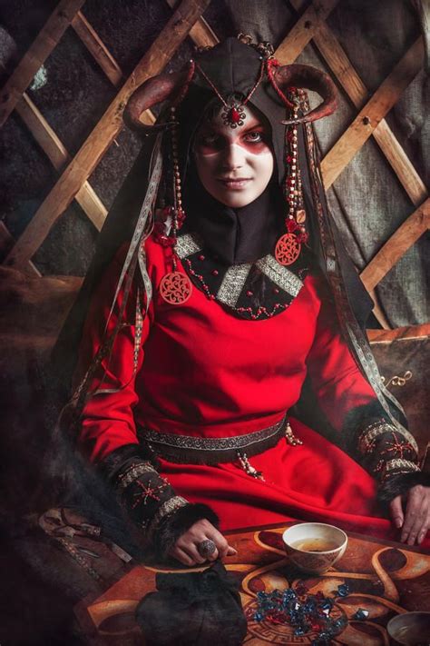 Mongolian Shaman By Elenasamko Shaman Woman Larp Costume Female