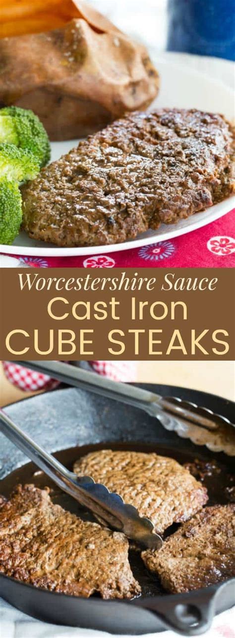 The key is a hot pan, lots of salt and pepper, a little time, and a simple sauce. How to Cook Cube Steak in Cast Iron Skillet - Cupcakes & Kale Chips