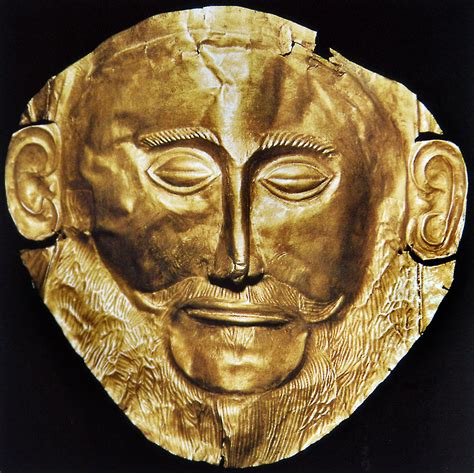 The Mask Of Agamemnon Is One Of The Most Famous Gold Artifacts From