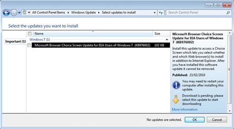 Windows 7 Browser Choice Screen Windows Update Flickr Photo Sharing