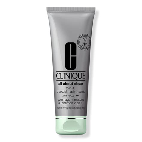 Clinique All About Clean 2 In 1 Charcoal Face Mask Scrub Ulta Beauty