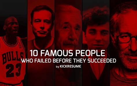 10 Famous People Who Failed Before They Succeeded