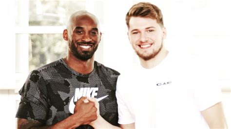 Look Who Luka Doncic Is Hanging Out With Kobe Bryant Nbc Sports