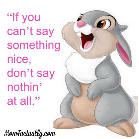 If You Cant Something Nice Dont Say Nothin At All Thumper