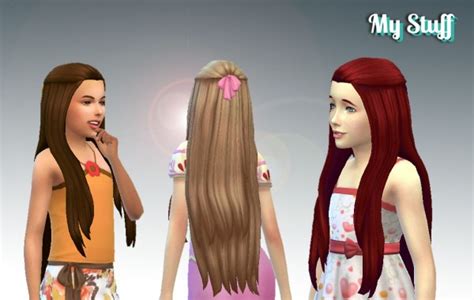 Mystufforigin Pure Hairstyle Sims 4 Hairs Sims Hair Sims 4 Hair