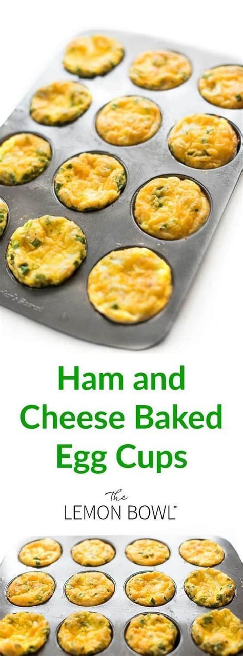 Ham And Cheese Baked Egg Cups Are The Ideal Protein Packed Breakfast